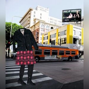 Boden skirt/ embroidered (skirt only)
Twiggy blazer has it’s own listing